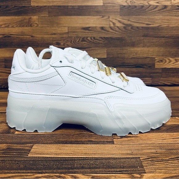 Reebok X Cardi B Club C Women’s White Sneakers #038 - Picture 6 of 6